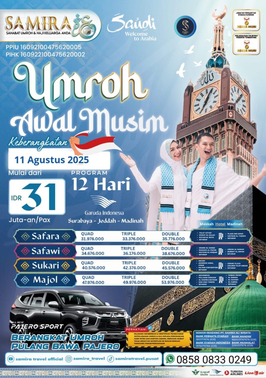 Instagram post from samira.travel.umroh. This post is in position 1.