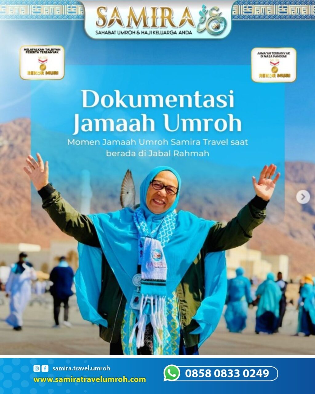 Instagram post from samira.travel.umroh. This post is in position 1.