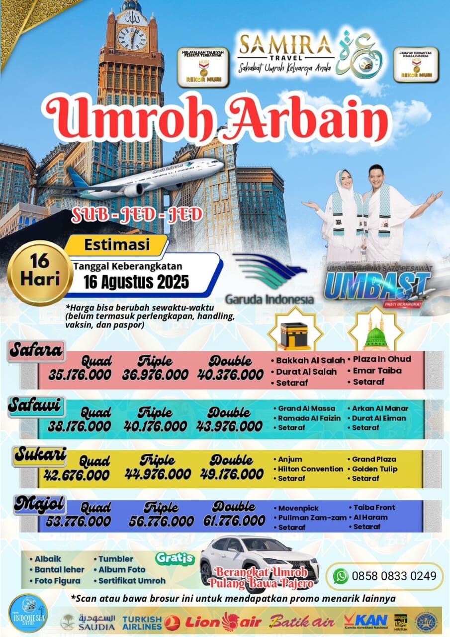 Instagram post from samira.travel.umroh. This post is in position 1.