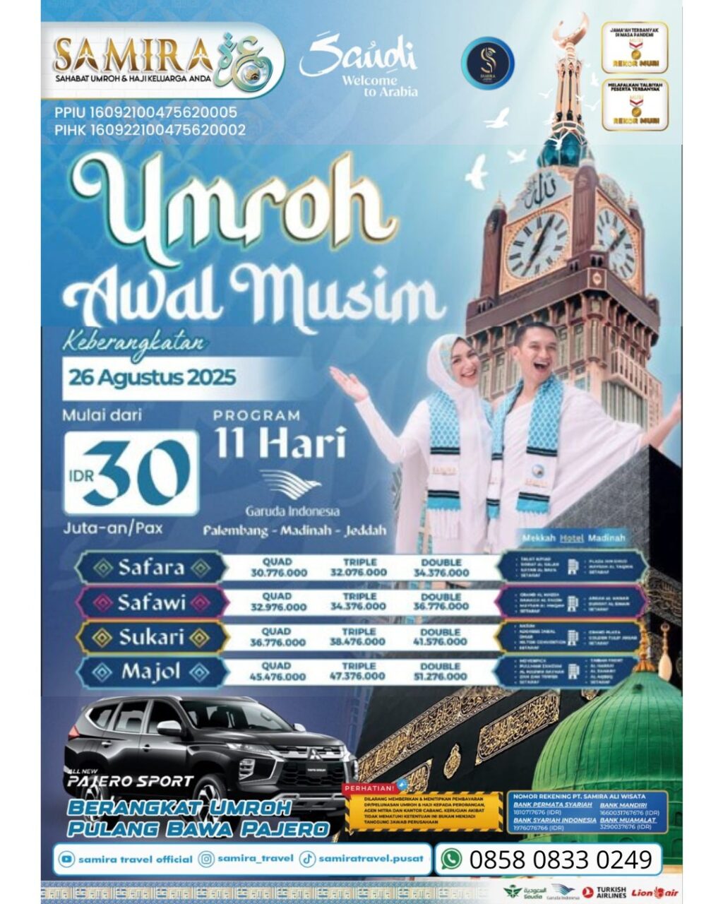 Instagram post from samira.travel.umroh. This post is in position 1.