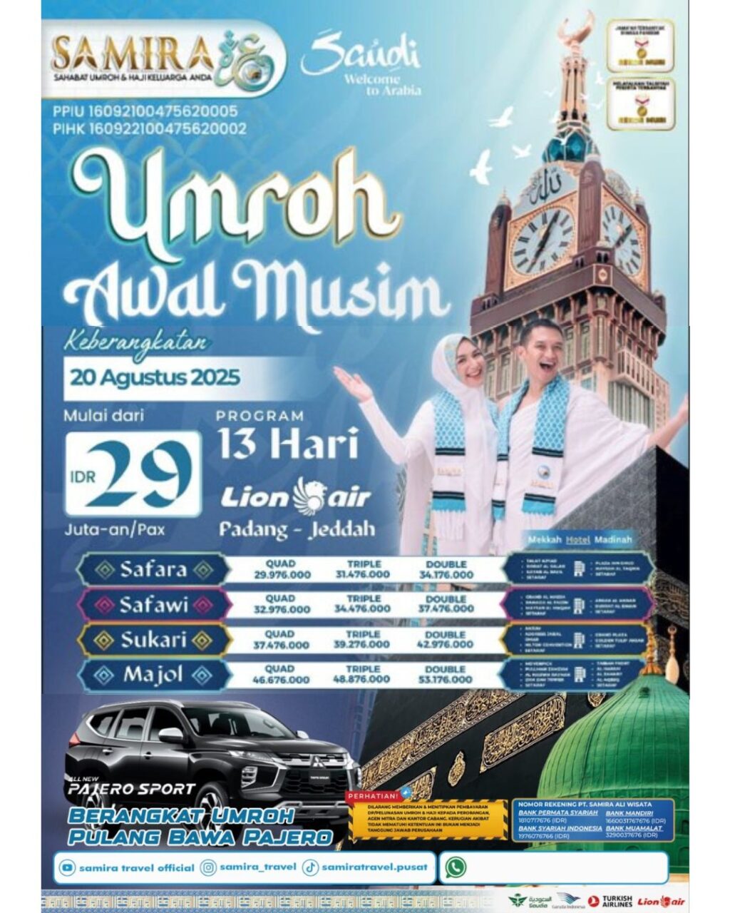 Instagram post from samira.travel.umroh. This post is in position 1.